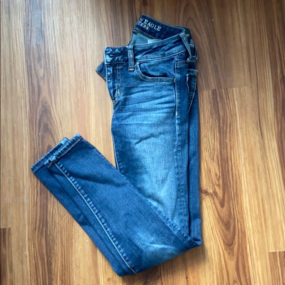 american eagle super low rise jeggings
